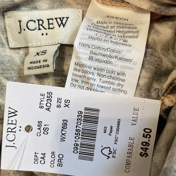 J Crew Leopard Print Bodycon Midi Tank Dress​​ - Picture 11 of 12